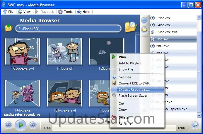 SWF.max Flash Player 2.1