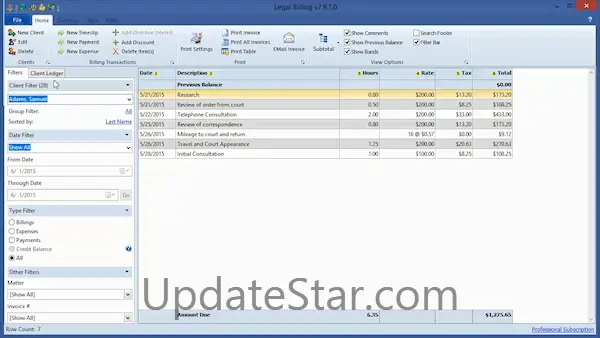 Legal Billing 10.1.0.2