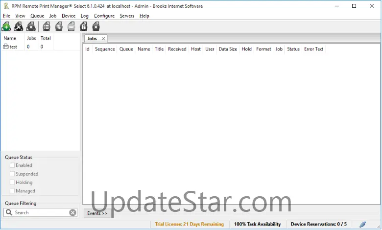 RPM Remote Print Manager® Select 32 Bit 6.2.0.526
