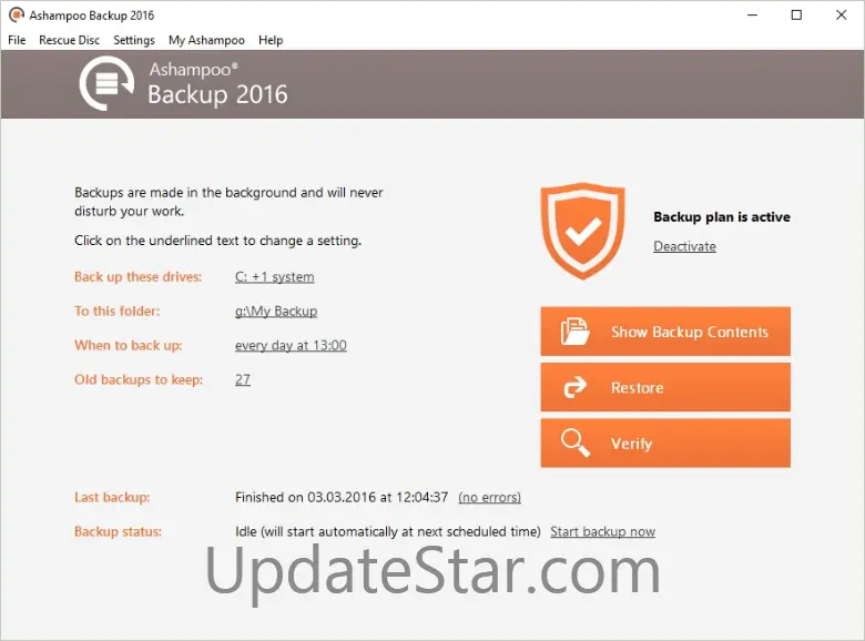 Ashampoo Backup 25.05