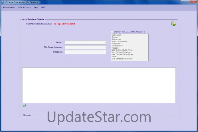 SQL Server Source Control for Developers 1.0.3
