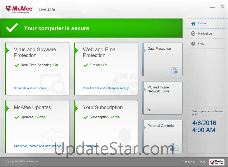 McAfee LiveSafe 30 days Trial 14.0.8185
