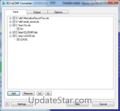 XLS (Excel) to DBF Converter 3.45