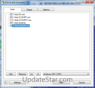 CSV to XLS (Excel) Converter 3.45