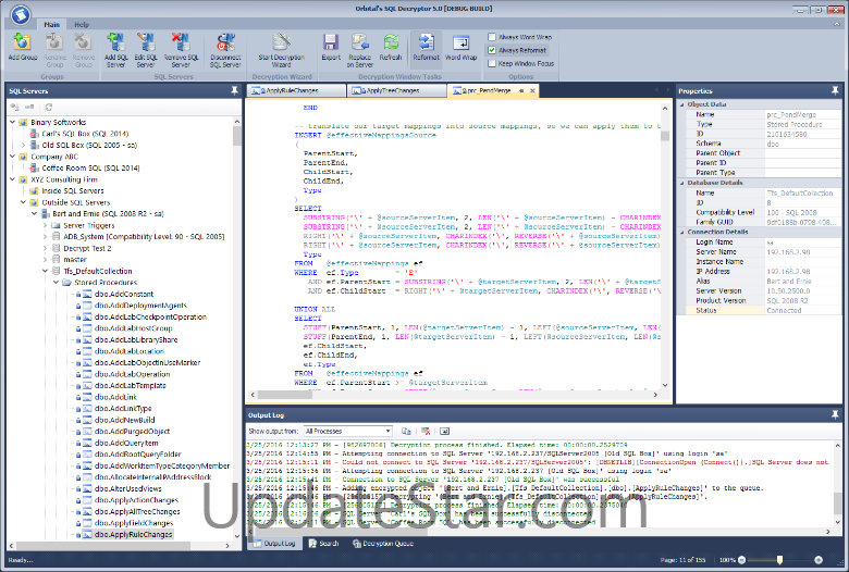 Orbital's SQL Decryptor 5.0