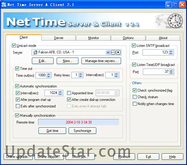 Net Time Server & Client 3.1.6.2315
