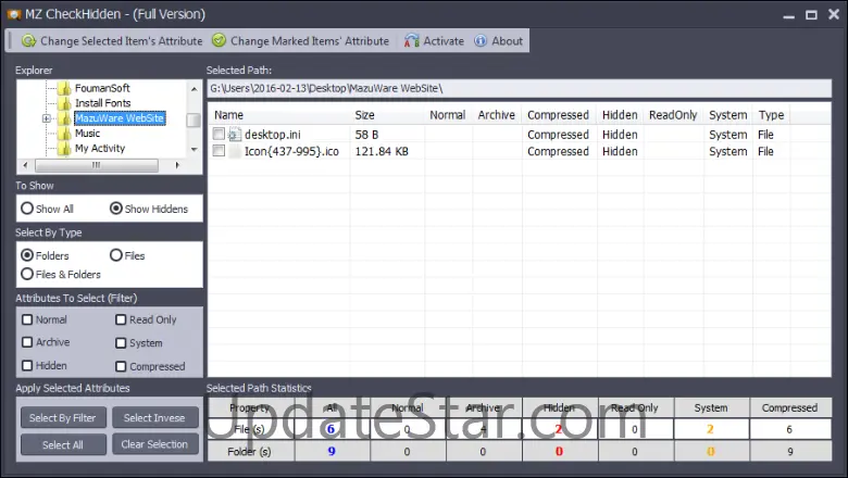 MZ Check Hidden 1.4