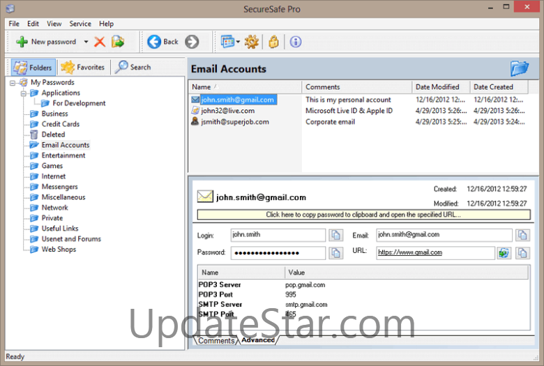 SecureSafe Pro Password Manager 3.5