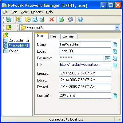 Network Password Manager 7.1