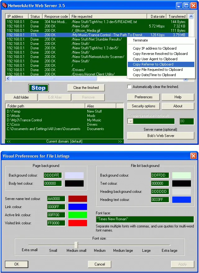 NetworkActiv Web Server 3.5.16