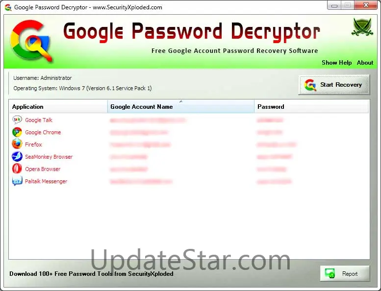 Google Password Decryptor 15.0