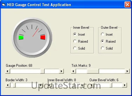 Gauge ActiveX Control Source Code