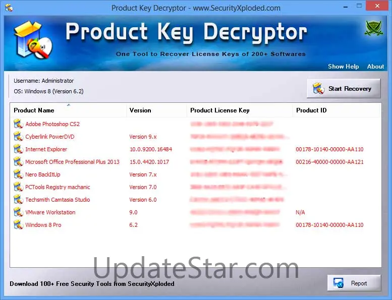 Product Key Decryptor 10.0