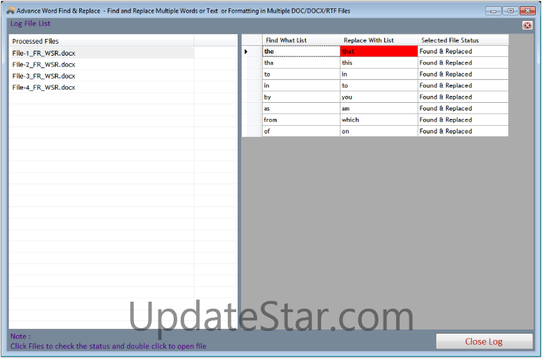 Advance Word Find and Replace 5.6.10.62