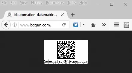 ASPX DataMatrix Barcode Generator Script 19.10