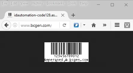 ASPX Code 128 & GS1-128 Barcode Script 19.1