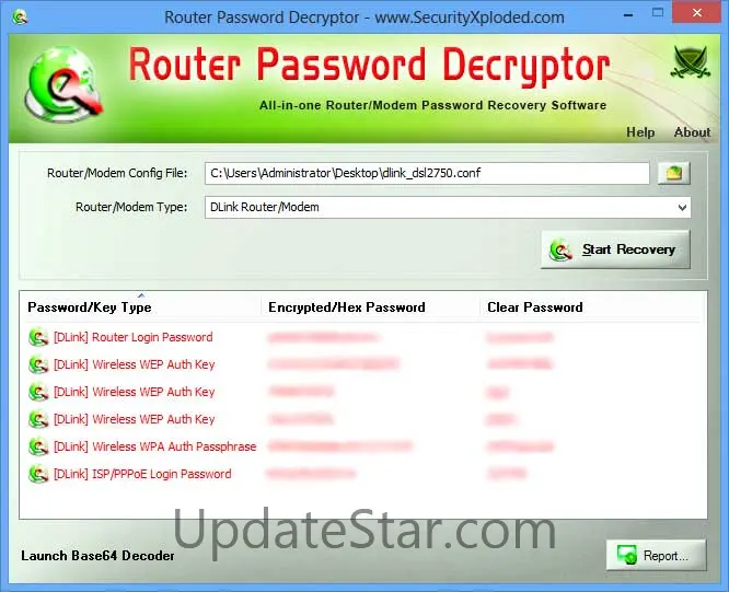 Router Password Decryptor  6.0