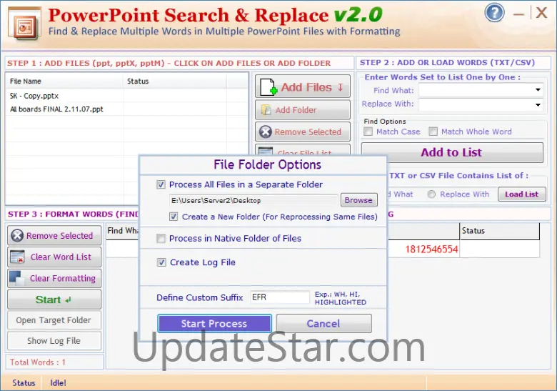 PowerPoint Search and Replace 2.0