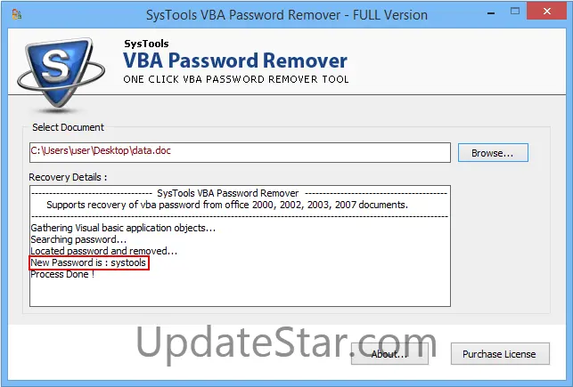 VBA Password Remover Software 3.2.1
