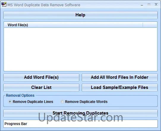 MS Word Duplicate Data Remove Software