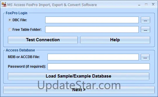 MS Access FoxPro Import, Export & Convert Software 7.0