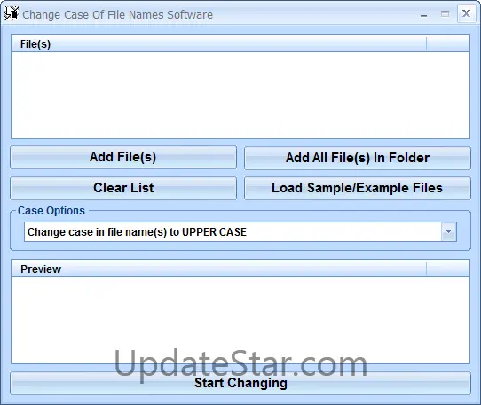 Change Case of File Names Software 7.0