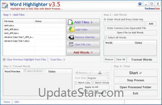 Batch Word Highlighter 3.5