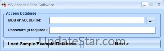 MS Access Editor Software 7.0