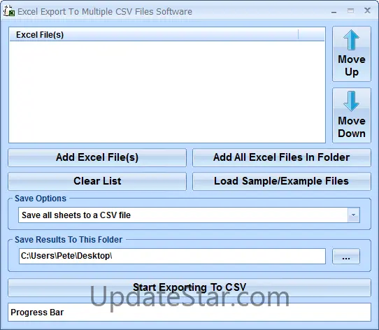 Excel Export To Multiple CSV Files Software 7.0