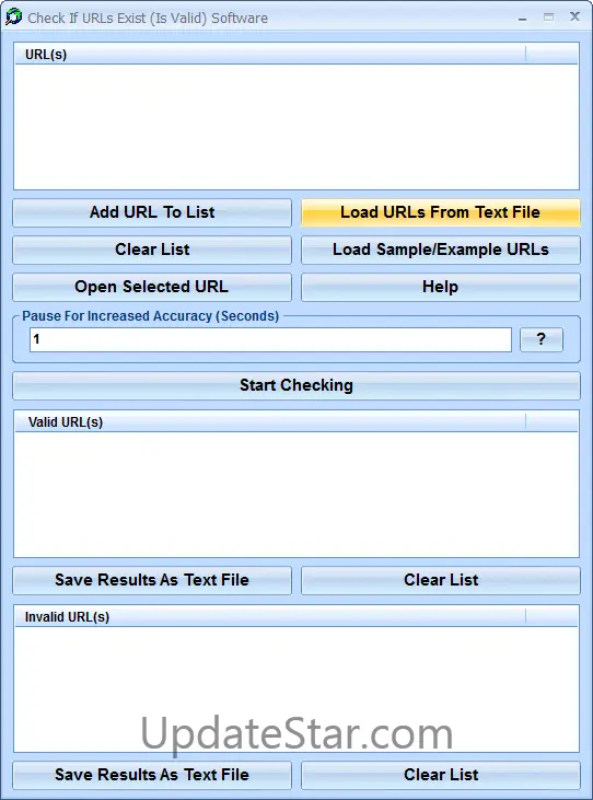 Check If URLs Exist (Is Valid) Software 7.0