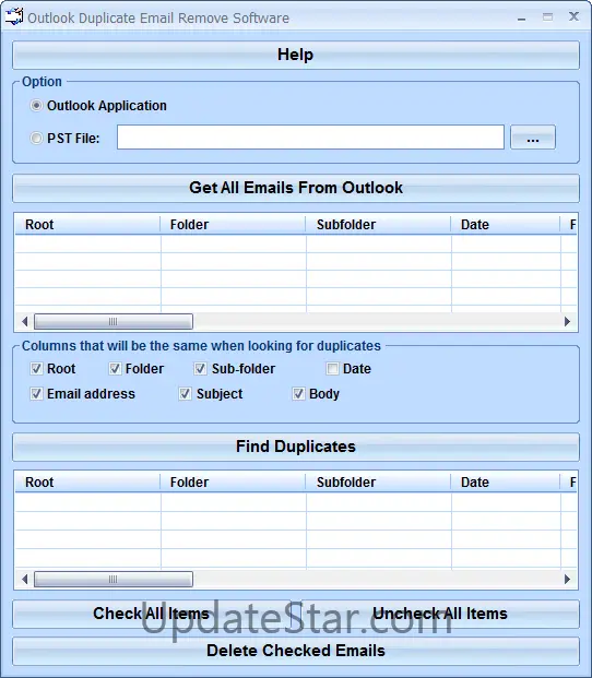 Outlook Duplicate Email Remove Software