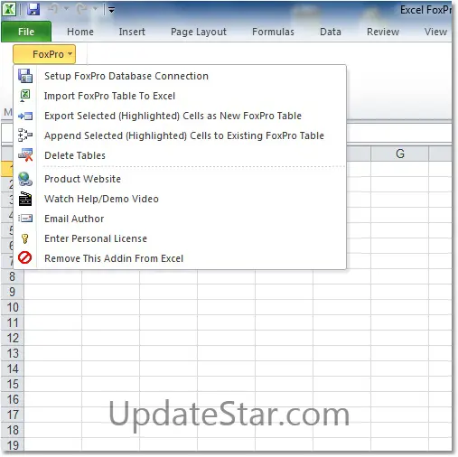 Excel FoxPro Import, Export & Convert Software 7.0