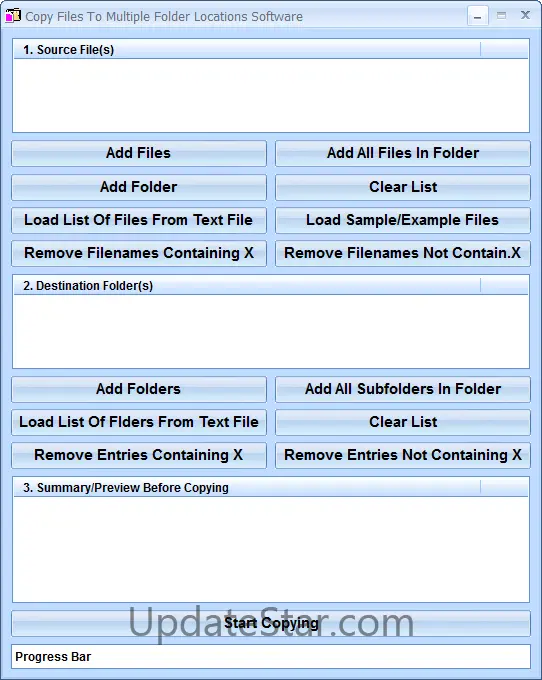 Copy Files to Multiple Folder Locations Software 7.0