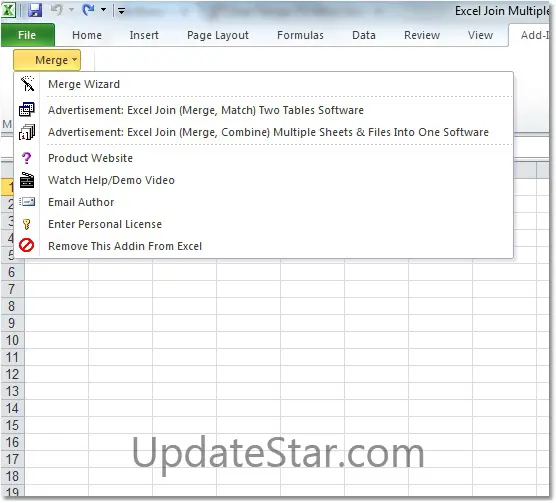 Excel Merge (Combine) Cells, Columns, Rows & Data Software 7.0