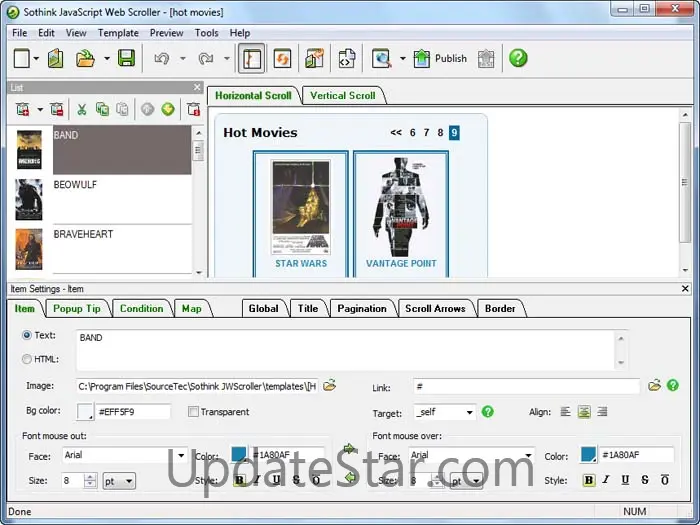 Sothink JavaScript Web Scroller 2.3