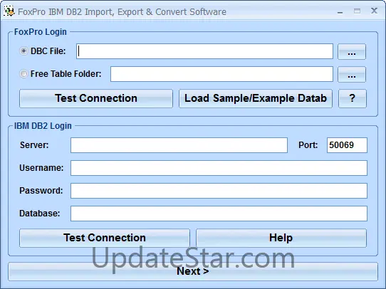 FoxPro IBM DB2 Import, Export & Convert Software 7.0