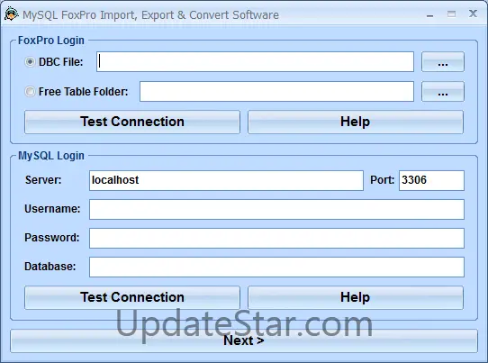 MySQL FoxPro Import, Export & Convert Software 7.0