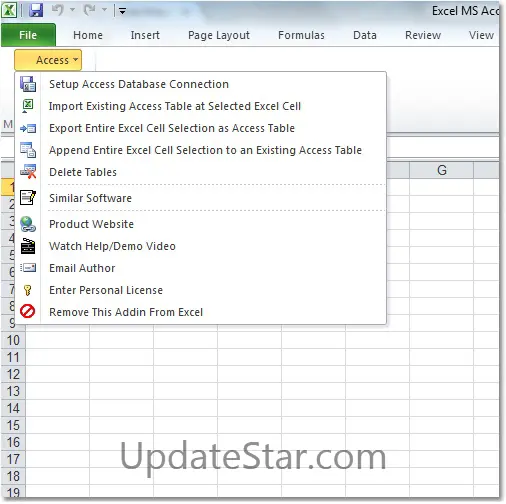 Excel MS Access Import, Export & Convert Software 7.0