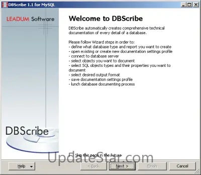 DBScribe for MySQL 1.6