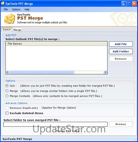 Merge Outlook Data Files 3.1