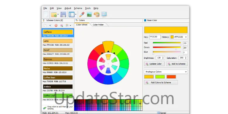 CoffeeCup Website Color Schemer 4.2.130