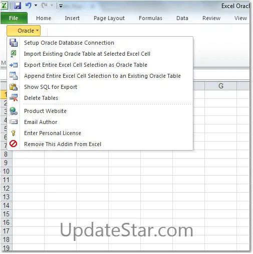 Excel Oracle Import, Export & Convert Software 7.0