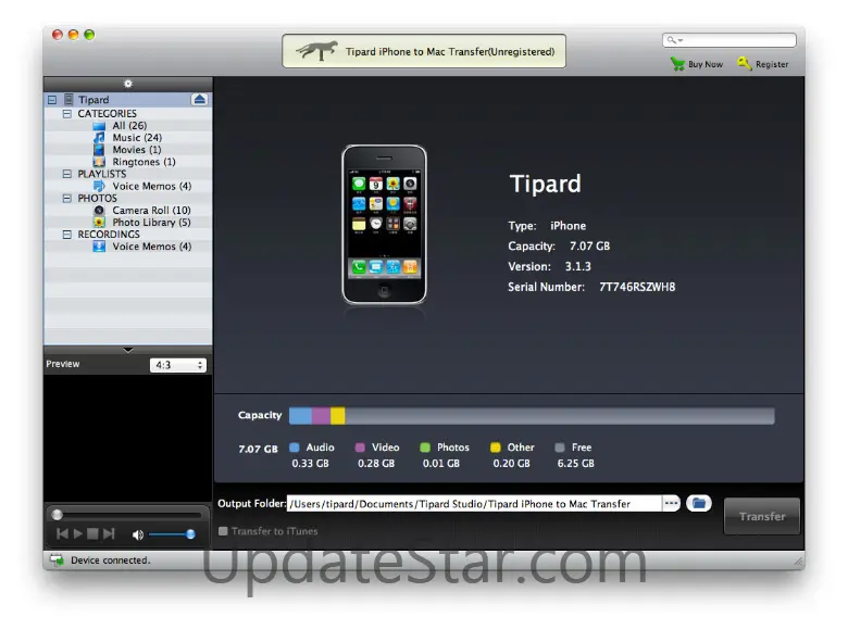 Tipard iPhone to Mac Transfer 7.0.12