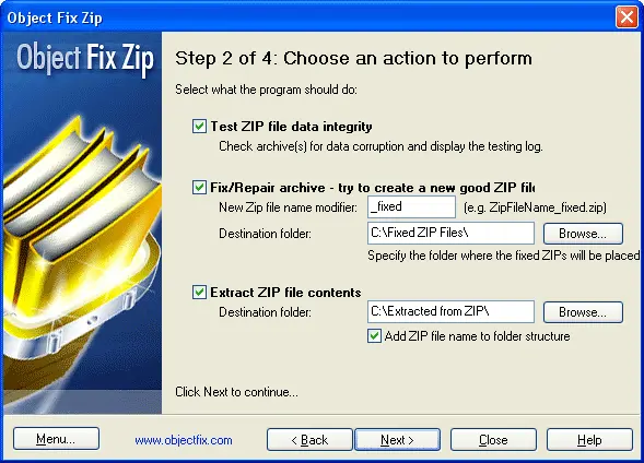 Object FIX ZIP 1.7