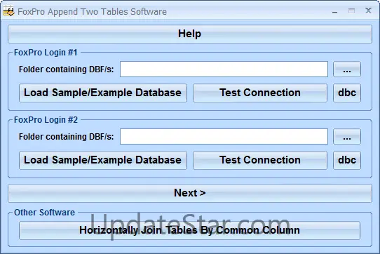 FoxPro Append Two Tables Software 7.0