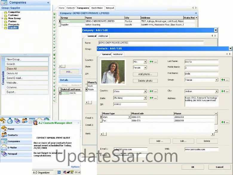 A-Z Contacts Manager 3.1.0.57