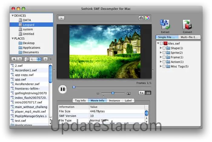 Sothink Flash Decompiler for Mac 6.0