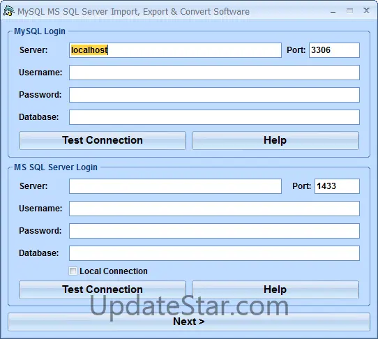 MySQL MS SQL Server Import, Export & Convert Software 7.0