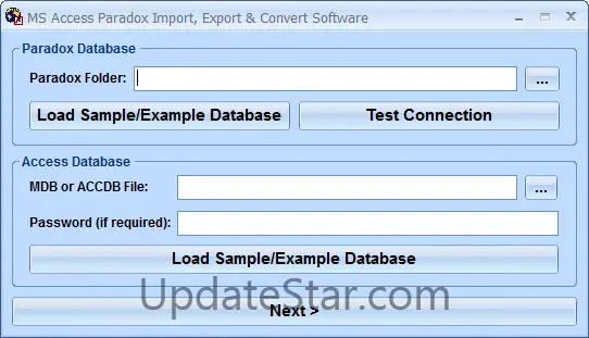 Paradox to MS Access Conversion Software 7.0