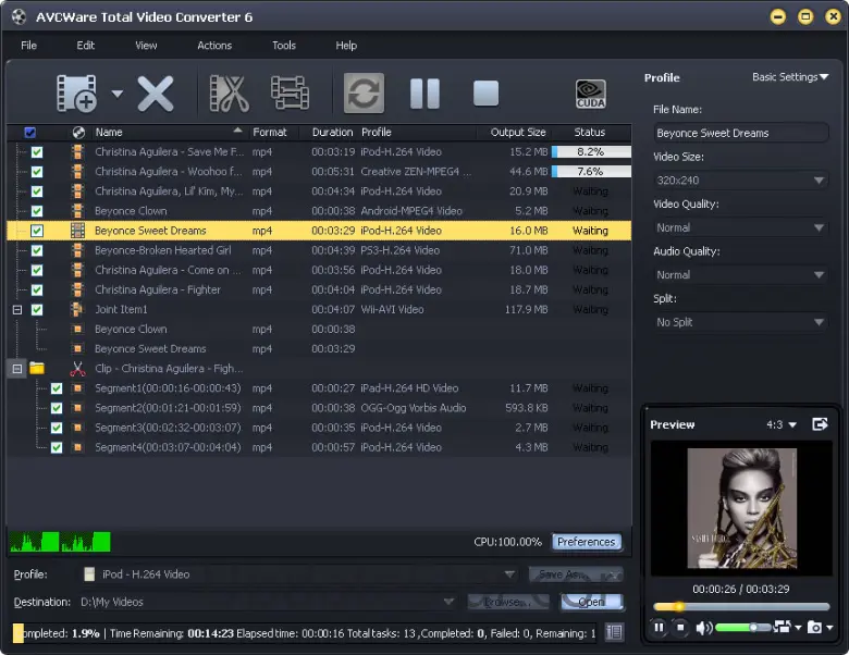 AVCWare Total Video Converter 6.0.9.1018